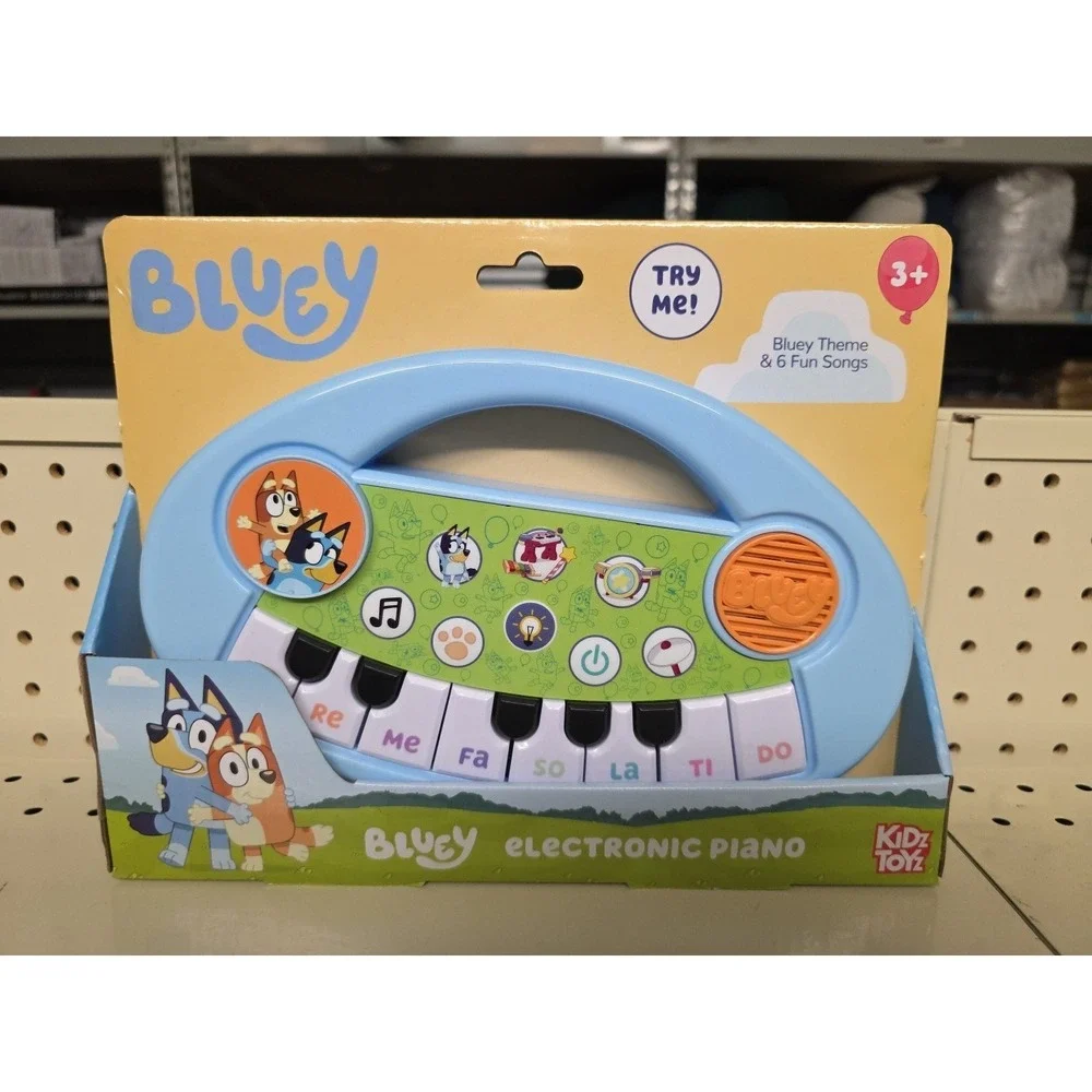 Bluey Musical Keyboard Toy 6 Sound Keys for Kids Ages 3-4 Years Fun Music Play